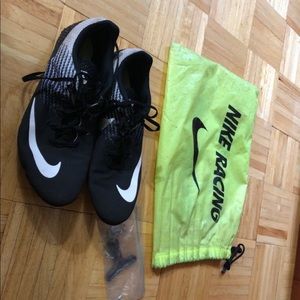 Nike sprinting track spikes
